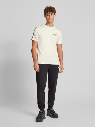 PUMA PERFORMANCE T-shirt met labelprint Offwhite - 1