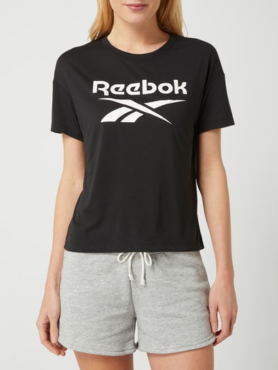 Reebok T-shirt met logoprint  Zwart - 4