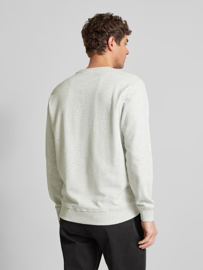 Pepe Jeans Sweatshirt met labelprint, model 'SEAN' Lichtgrijs - 5