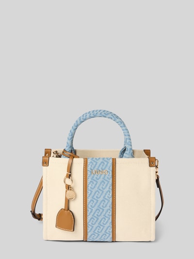 Liu Jo White Handtasche mit Label-Applikation Modell 'RIDHI' Beige 2