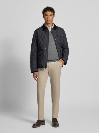 Polo Ralph Lauren Gebreide pullover van merinowol met V-hals Lichtgrijs - 1