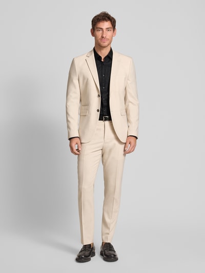 HUGO Slim fit zakelijk overhemd met kentkraag, model 'KENNO' Zwart - 1