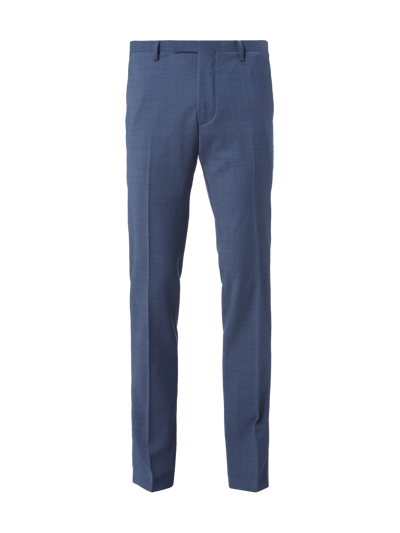 Cinque Slim Fit Anzug-Hose mit Webmuster Hellblau 1