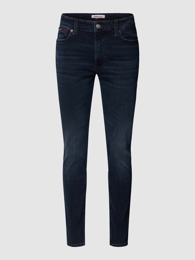 Tommy Jeans Skinny fit jeans met stretch, model 'Simon' Donkerblauw - 2