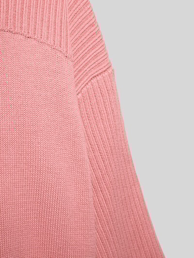 Calvin Klein Jeans Gebreide pullover met labelstitching Felroze - 2