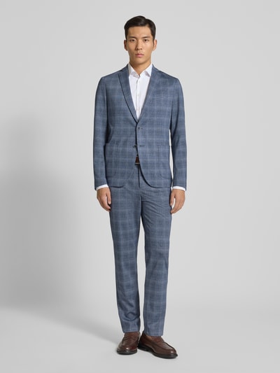 s.Oliver BLACK LABEL Slim fit colbert met viscose Donkerblauw - 1