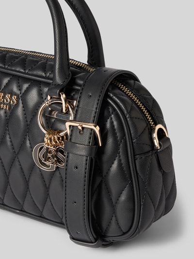 Guess Handtasche mit Label-Detail Modell 'DEA' Anthrazit 3