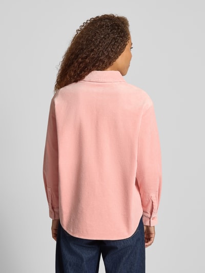 Marc O'Polo Denim Relaxed Fit Hemdbluse aus Baumwoll-Mix Rose 5