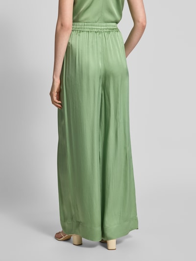 Essentiel Antwerp Wide Leg Hose mit Strukturmuster Modell 'Hollusk' Mint 5