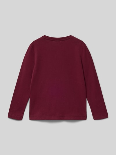 s.Oliver RED LABEL Regular fit shirt met lange mouwen van puur katoen Bordeaux - 3
