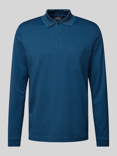 RAGMAN Poloshirt met korte knoopsluiting Petrol - 2