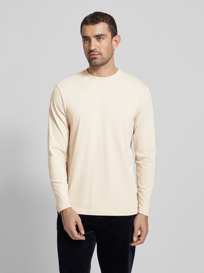 RAGMAN Longsleeve mit Rundhalsausschnitt Beige 4