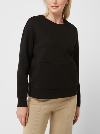 MaxMara Leisure Sweatshirt met ronde hals, model 'Epoca' Zwart - 4