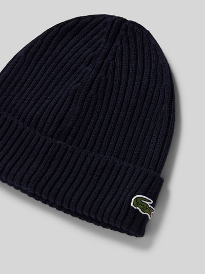 Lacoste Czapka z czystej wełny Granatowy 2