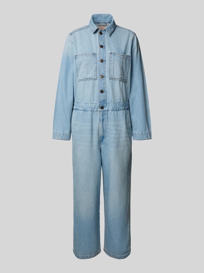 Levi's® Kombinezon z wykładanym kołnierzem i listwą guzikową Jasnoniebieski 2