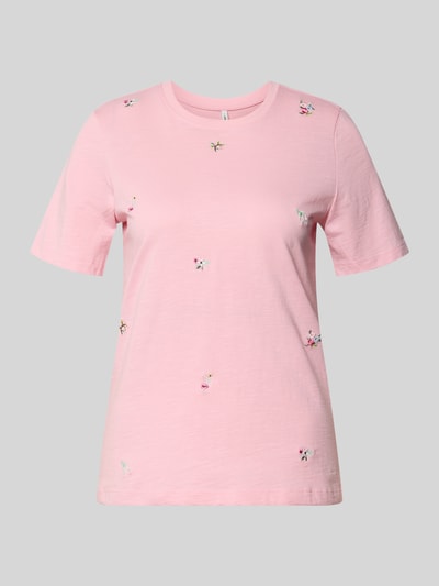 Marc O'Polo Denim Boxy fit T-shirt van puur katoen in lichtbruin online kopen | P&C