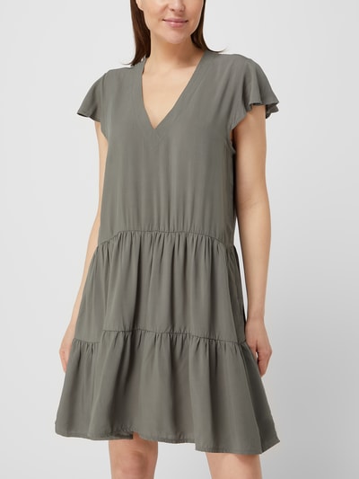 Pinklabel Shirtkleid aus Viskose  Khaki 4