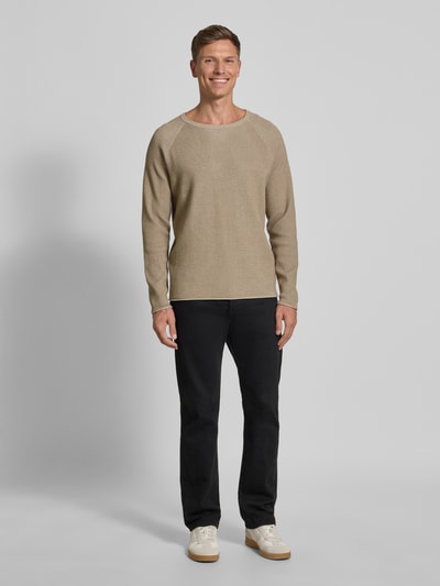 Drykorn Gebreide pullover met ronde hals, model 'TITZIAN' Beige - 1