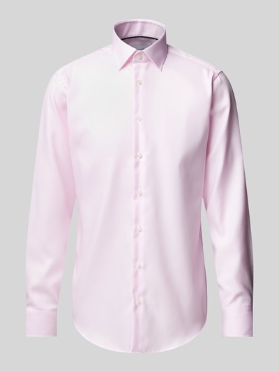 Christian Berg Men Regular Fit Business-Hemd mit Kentkragen Rosa 1