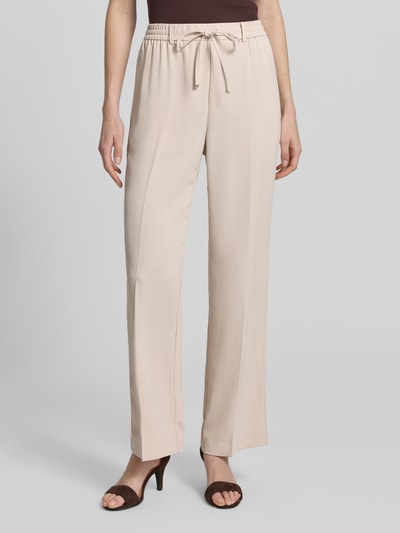 someday. Wide Leg Pants mit elastischem Bund Modell 'Cevil ease' Sand 4