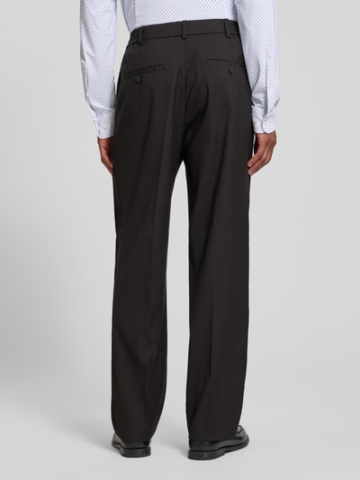 Jake*s Studio Men Straight Fit Hose mit Viskose-Anteil Black 5