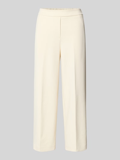 Produktfoto, Regular Fit Caprihose mit Viskose-Anteil Modell 'Culotte' von s.Oliver RED LABEL in Optik: Unifarben, 3/4-Länge, High-Waist, Bundfalte, elastischer Bund und seitliche Eingrifftaschen