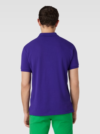 Polo Ralph Lauren Regular fit poloshirt met labelstitching Violet - 5