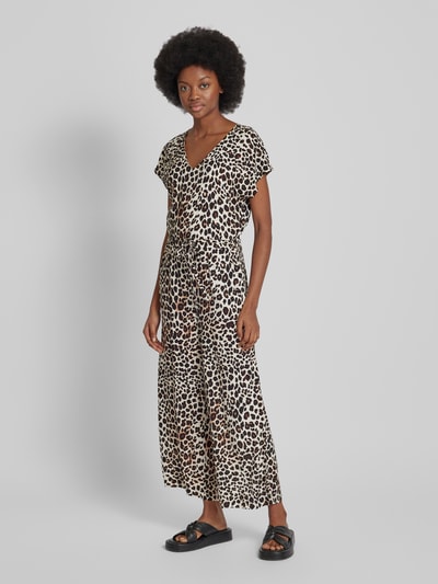 B.Young Jumpsuit met strikceintuur, model 'Joella' Zwart - 4