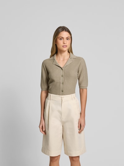 Filippa K Cardigan in Strick-Optik Mittelgrau 4