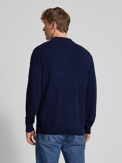 Christian Berg Men Strickpullover aus Woll-Kaschmir-Mix Marine 5