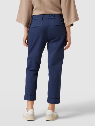 Raffaello Rossi Broek met steekzakken opzij, model 'DORA' Marineblauw - 4