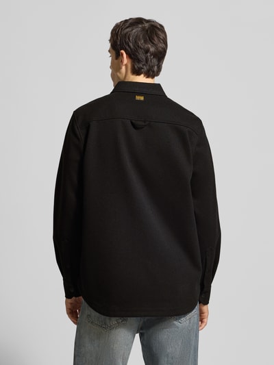 G-Star Raw Regular Fit Hemdjacke mit Reißverschluss Black 5