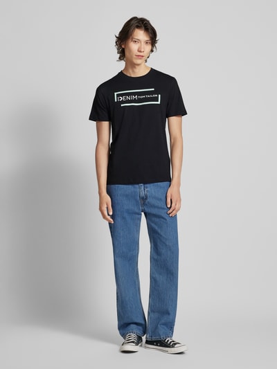 Tom Tailor Denim T-Shirt mit Rundhalsausschnitt Black 1