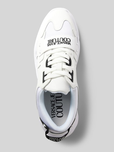 Versace Jeans Couture Sneaker mit Schnürverschluss Modell 'FONDO' Weiss 3