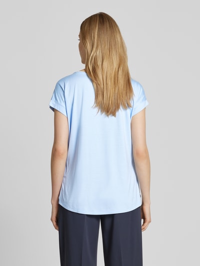 Christian Berg Woman Regular fit blouseshirt met kapmouwen Bleu - 5