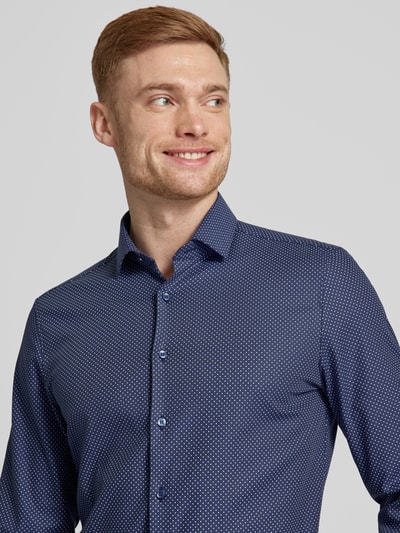 OLYMP Level Five Koszula biznesowa o kroju slim fit z dodatkiem streczu Granatowy 3