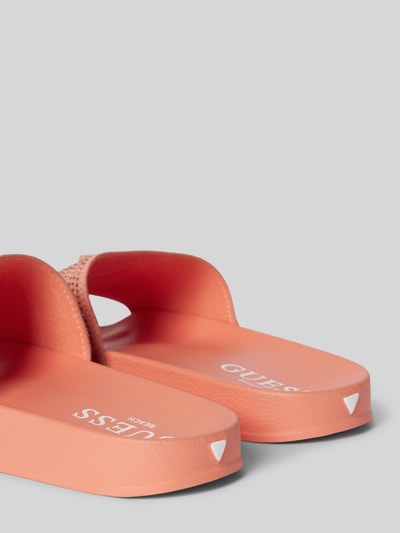 Guess Slides mit Paillettenbesatz Orange Melange 2