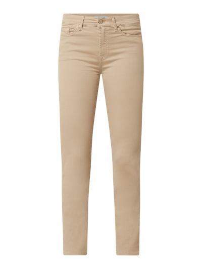 7 For All Mankind Ankle cut jeans met stretch, model 'Roxanne' Zand - 2