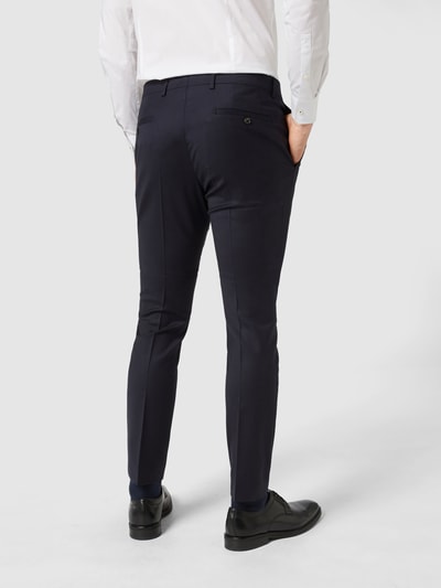 JOOP! Collection Super slim fit pantalon van wol, model 'Gun' Marineblauw - 5