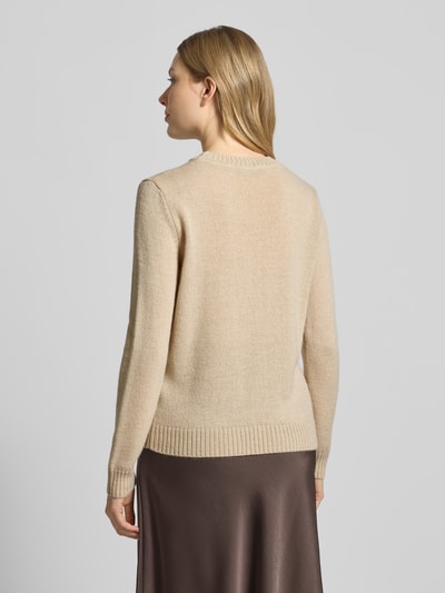 Weekend Max Mara Regular Fit Pullover mit Woll-Anteil Modell 'NITRA' Sand 5