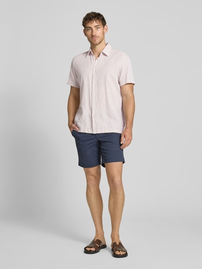 JOOP! Jeans Regular Fit Freizeithemd aus Leinen-Baumwoll-Mix Beige 1