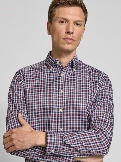 Christian Berg Men Regular fit vrijetijdsoverhemd met button-downkraag Rood - 3