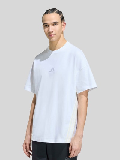 adidas Sportswear Oversized t-shirt z czystej bawełny Biały 3