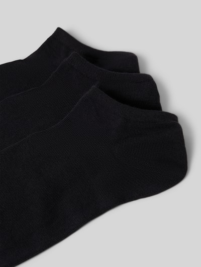 Produktfoto, Sneakersocken mit Logo-Print im 3er-Pack von adidas Originals aus schwarzer Baumwollmischung mit Stretch-Anteil und elastischen Abschlüssen