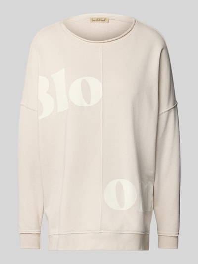 Smith and Soul Sweatshirt mit überschnittenen Schultern und Rundhalsausschnitt Sand 2