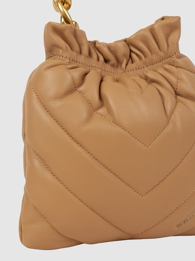 Les Visionnaires Crossbody Bag aus Leder Modell 'Lilou' Camel 4