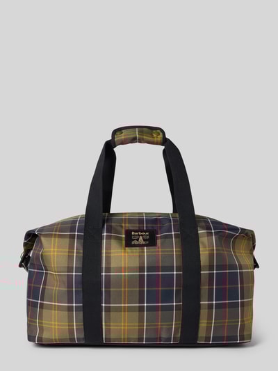 Barbour Weekendtas met all-over motief, model 'TORRIDON' Olijfgroen - 2