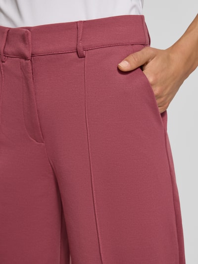 ICHI Spodnie z szeroką nogawką model ‘KATE’ Fiołkoworóżowy 3