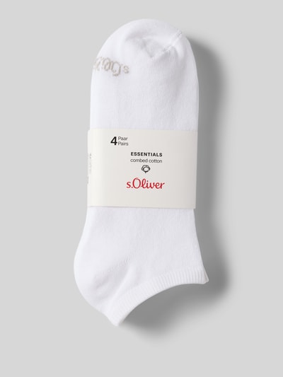 s.Oliver RED LABEL Socken aus Baumwoll-Mix in 4er Pack Weiss 3