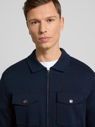 JOOP! Collection Sweatjacke mit Reißverschluss Modell 'Tailson' Marine 3